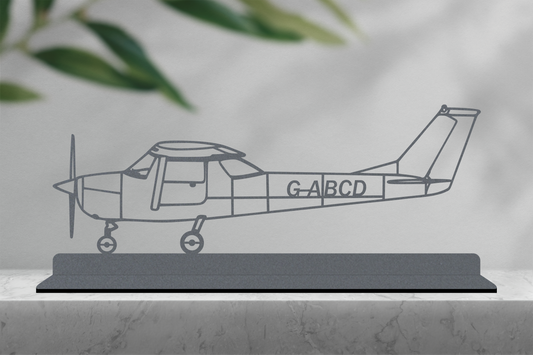 C152: Cessna 152 Standing Silhouette